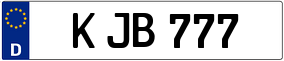 Truck License Plate